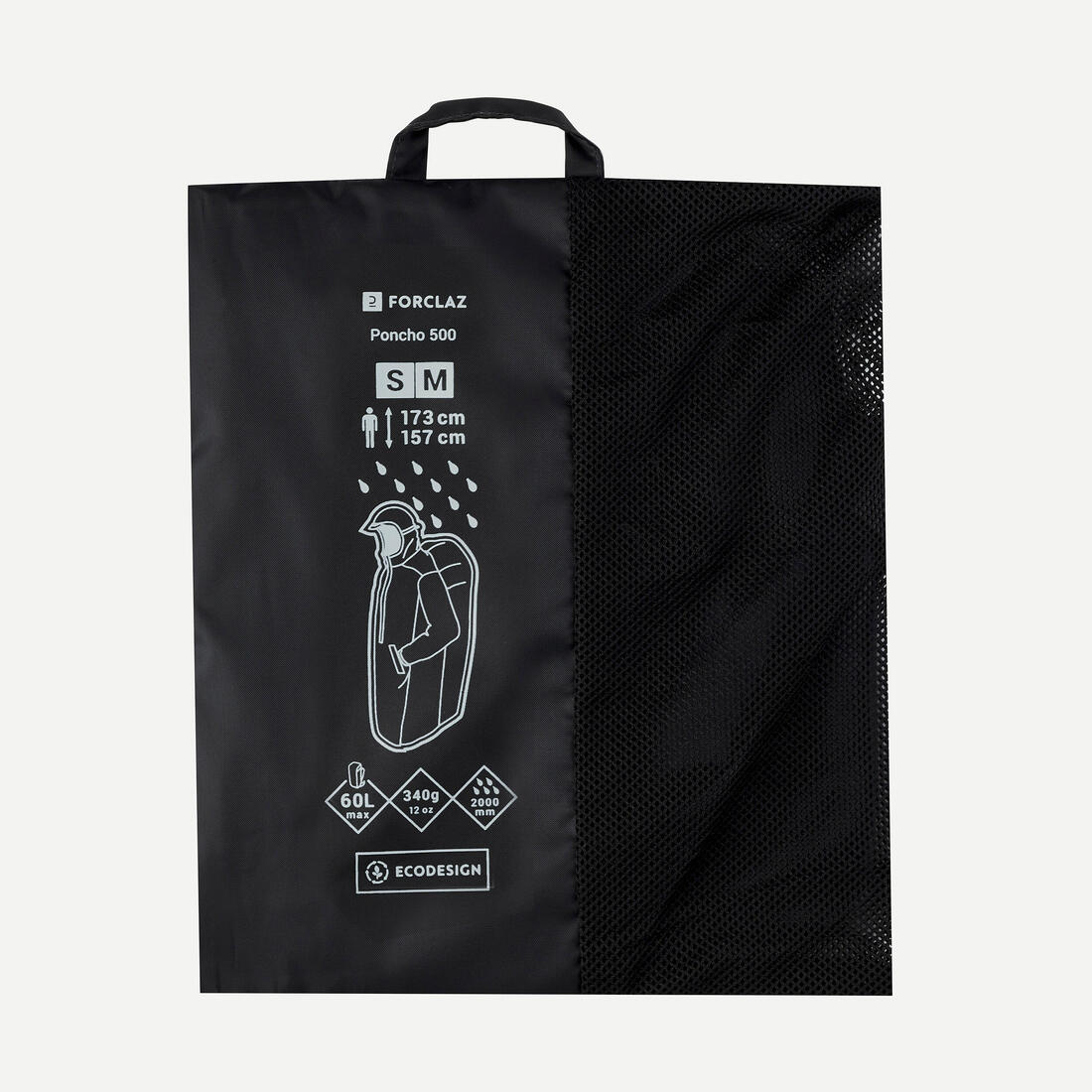 FORCLAZ (フォルクラ) 登山・トレッキング レインポンチョ - MT500 - 60L