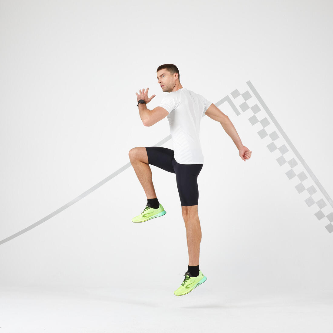 KALENJI (カレンジ) ランニング ショートタイツ メンズ