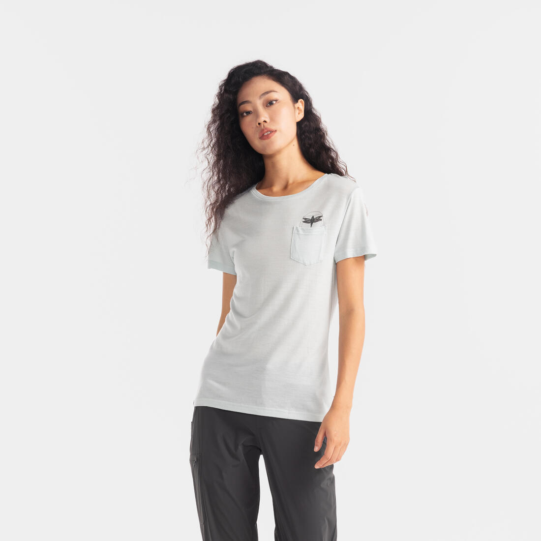 FORCLAZ(フォルクラ)レディース TS 500 ウール Tシャツ