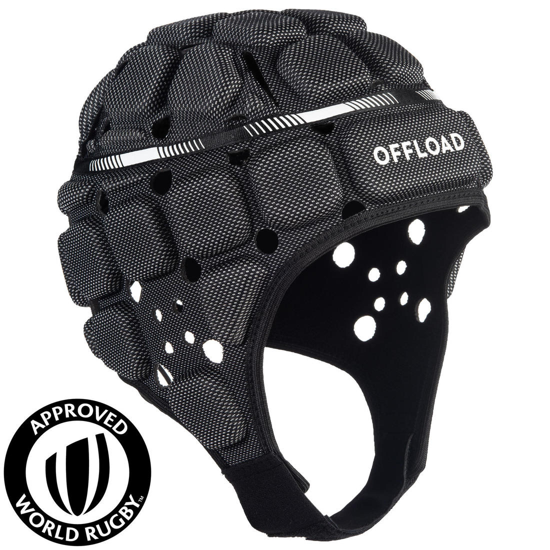 OFFLOAD (オフロード) 大人用ラグビー専用ヘッドキャップ R900 ブラック