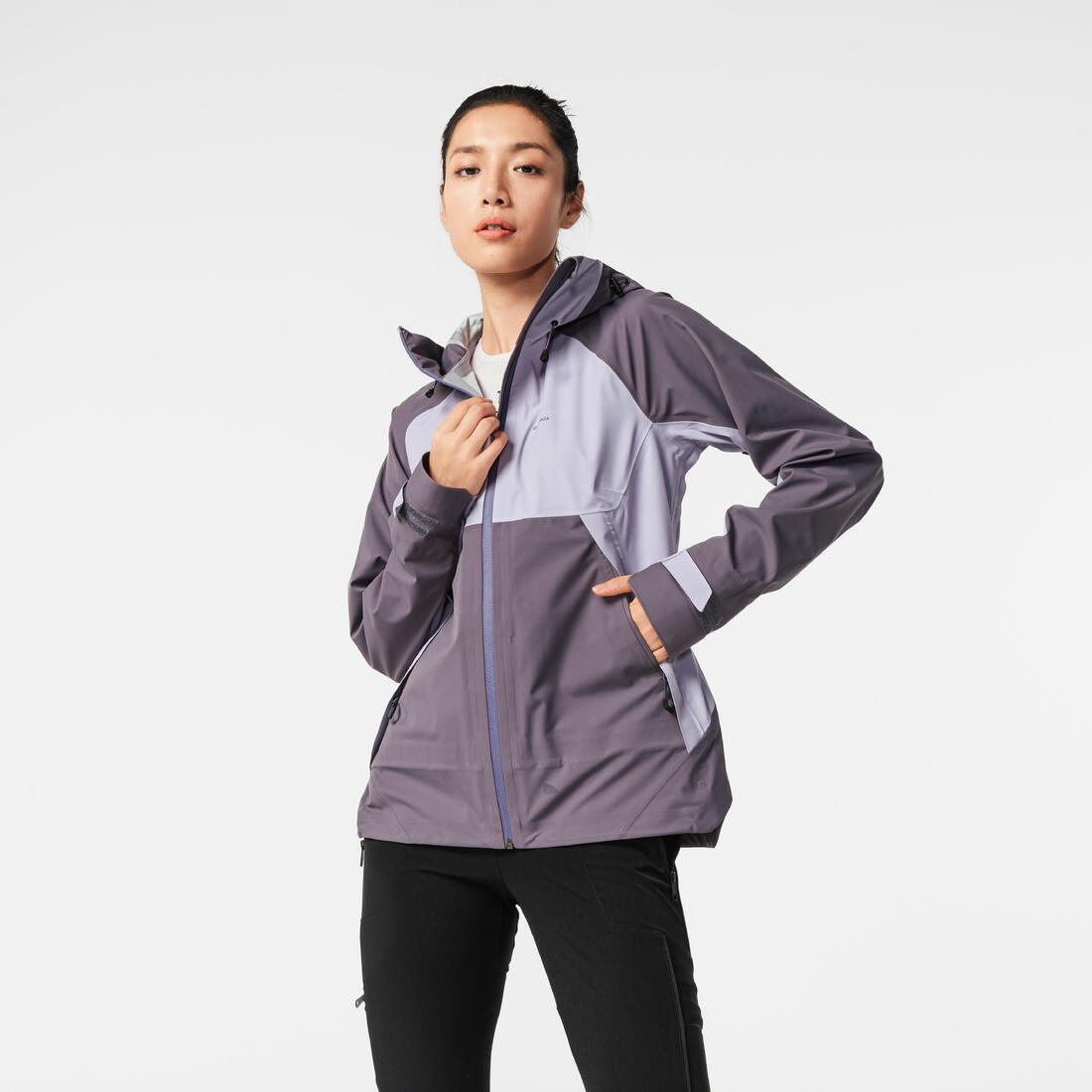 Femme Veste imperméable de randonnée montagne MH500
