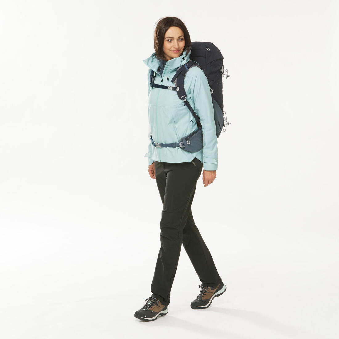 QUECHUA（ケシュア）登山・ハイキング レディース ジャケット 防水 MH 500