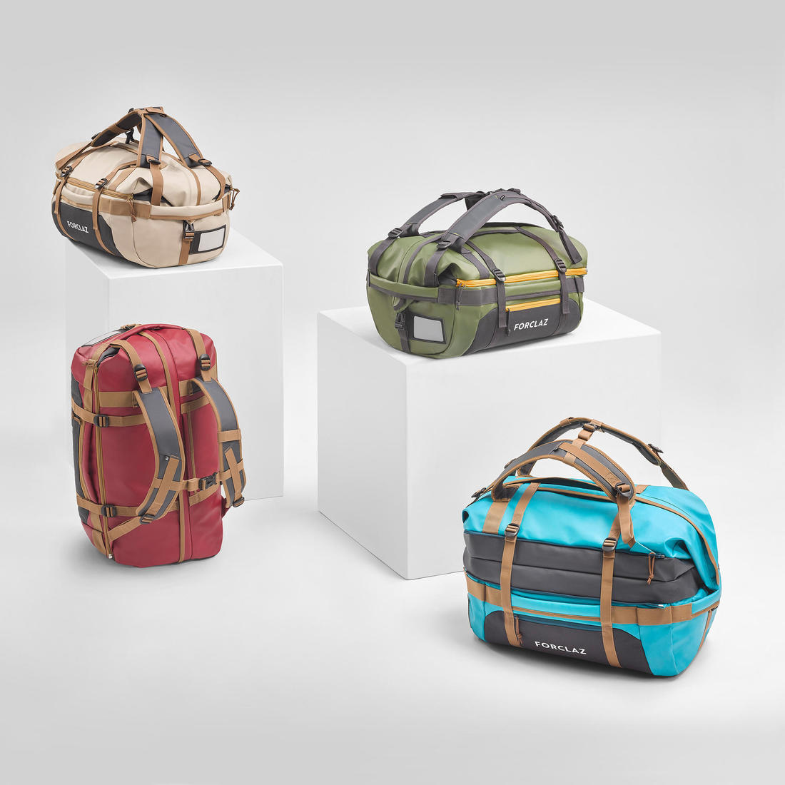 FORCLAZ(フォルクラ)登山・トレッキング バックパック・リュック 容量調整 TRANSPORT BAG 40-60L