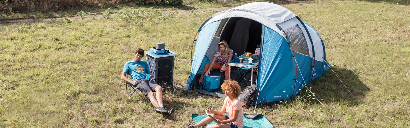 キャンプ | テント 4～6 人用