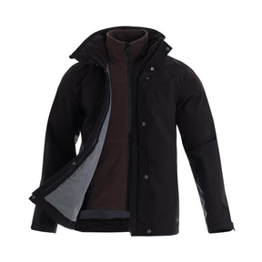 QUECHUA (ケシュア) メンズ3WAY トラベル トレッキング 防水ジャケット - TRAVEL 100 0°C - CN