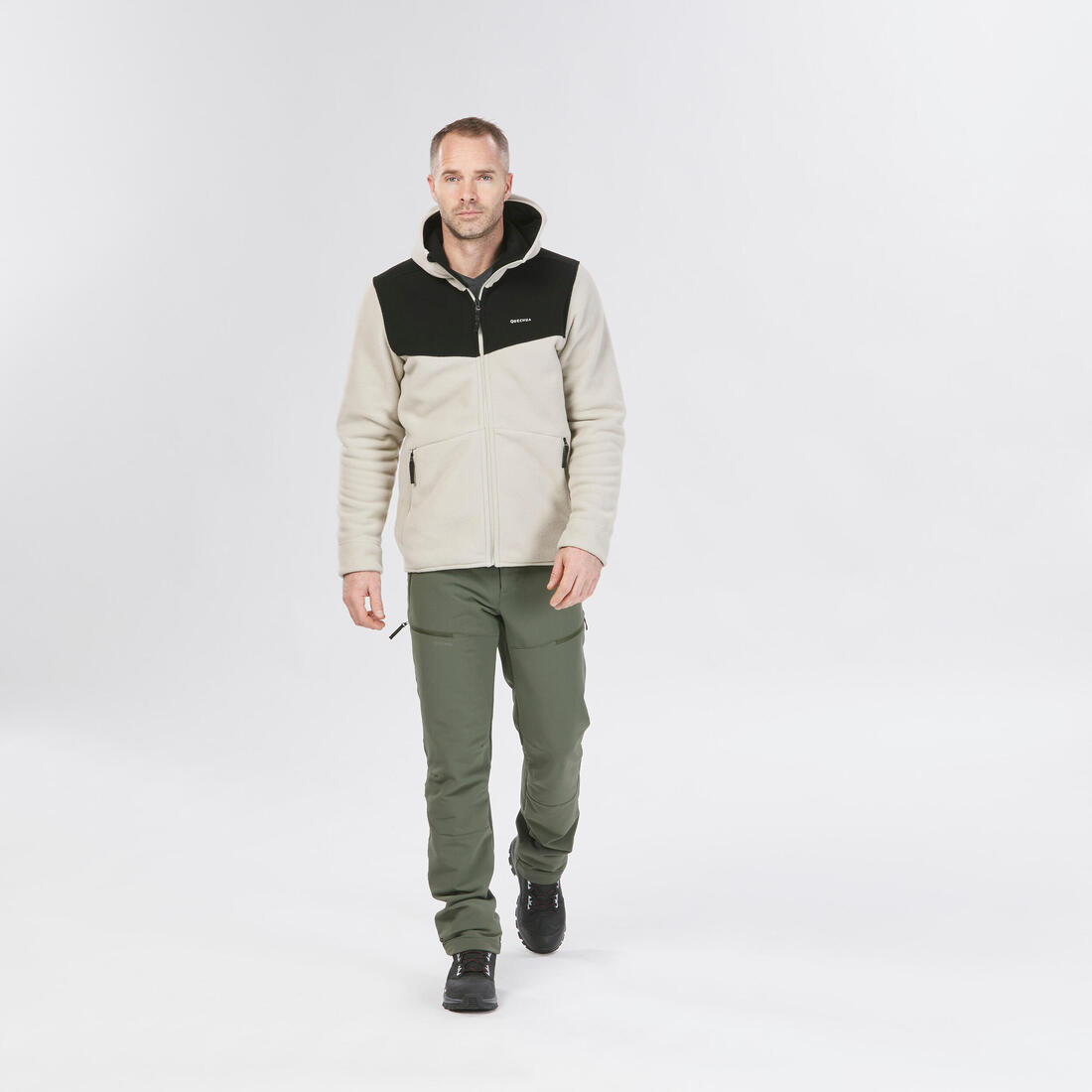 QUECHUA (ケシュア) 登山・スノーハイキング メンズ ロングパンツ ウォーム 撥水加工 SH100