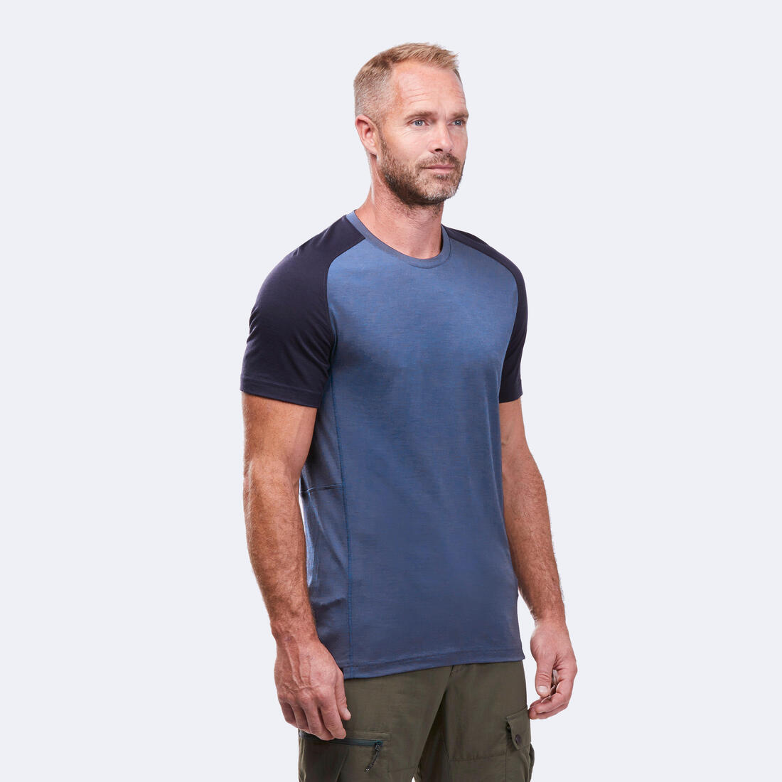 FORCLAZ（フォルクラ）トレッキング メンズ Tシャツ メリノウール 半袖 MT500