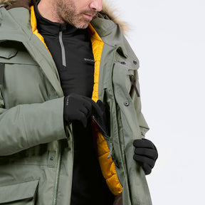 QUECHUA（ケシュア）登山・スノーハイキング メンズ ウィンターパーカー 防水 - SH500 Ultra-Warm -20°C