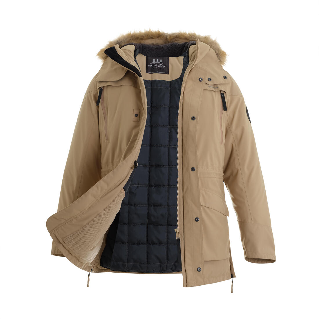 QUECHUA（ケシュア）登山・スノーハイキング メンズ ウィンターパーカー 防水 - SH500 Ultra-Warm -20°C