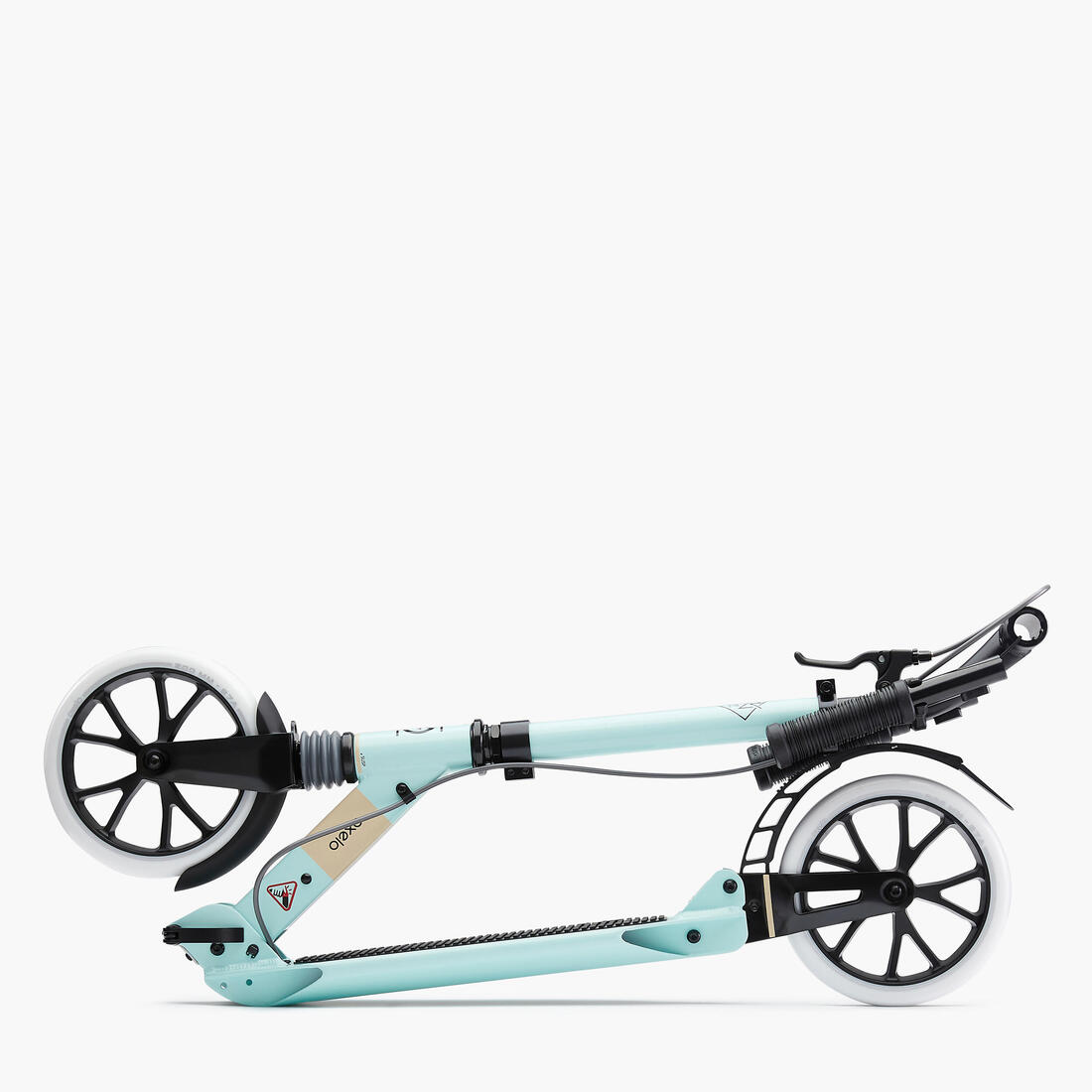 ファッション 手渡し・付属品あり】Oxelo Town 7XL ホワイト キックスケーター 自転車本体