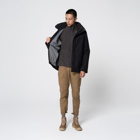 QUECHUA (ケシュア) メンズ3WAY トラベル トレッキング 防水ジャケット - TRAVEL 100 0°C - CN