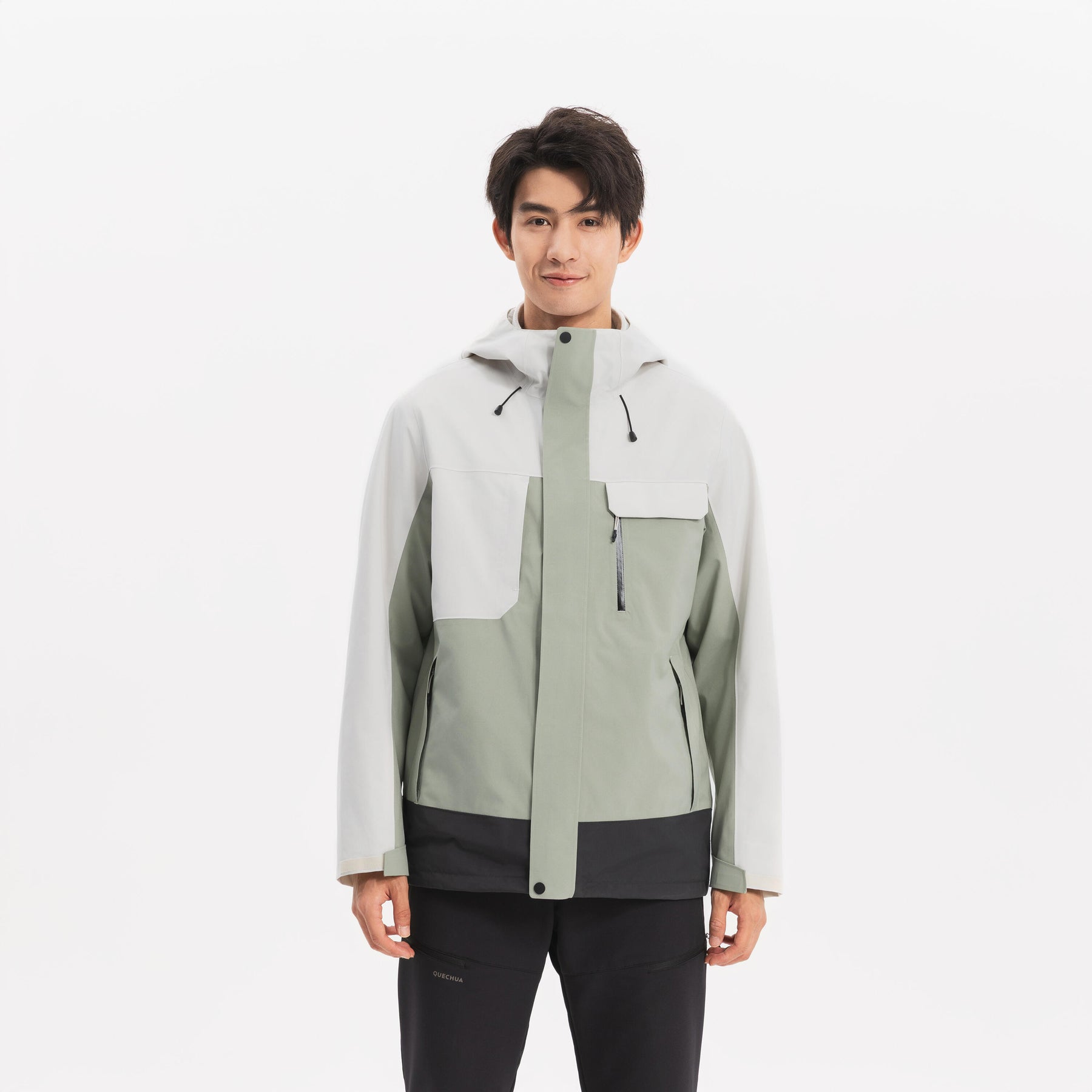 QUECHUA (ケシュア) 登山・ハイキング メンズ ウォーム ジャケット 3WAY NH500