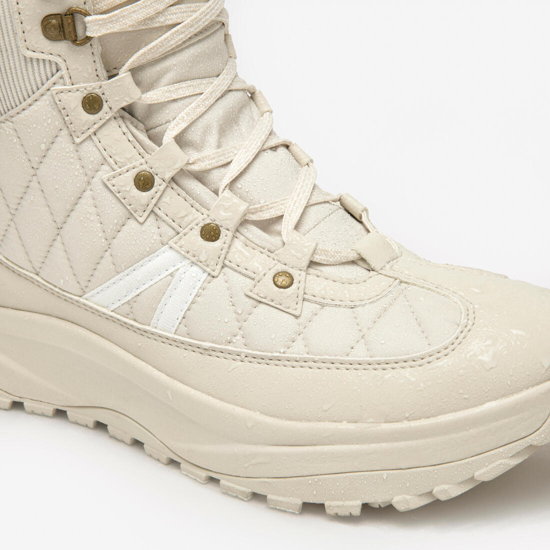 QUECHUA (ケシュア) 登山・スノーハイキング レディース ブーツ ウォーム 防水 ミッドカット NH500