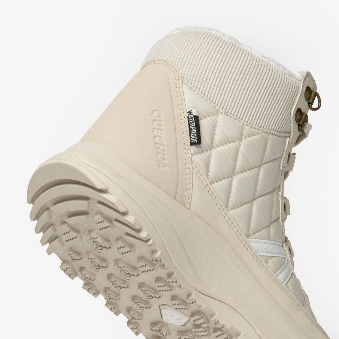 QUECHUA (ケシュア) 登山・スノーハイキング レディース ブーツ ウォーム 防水 ミッドカット NH500