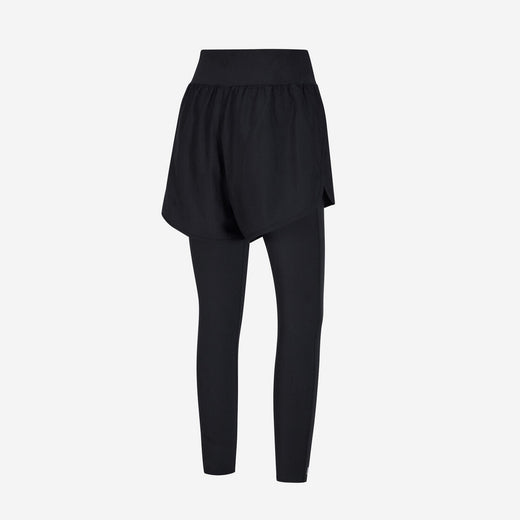 DOMYOS(ドミオス) フィットネス 2IN1 ショートパンツ付きレギンス レディース