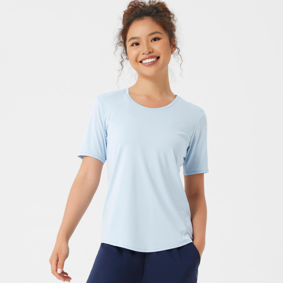 売れ筋商品|||ダイナフィット Tシャツ レディース トップス ALPINE TEE - Sports T-shirt - marine blue TIGORA ティゴラ レディース 半袖 Tシャツ シルケットオーバー