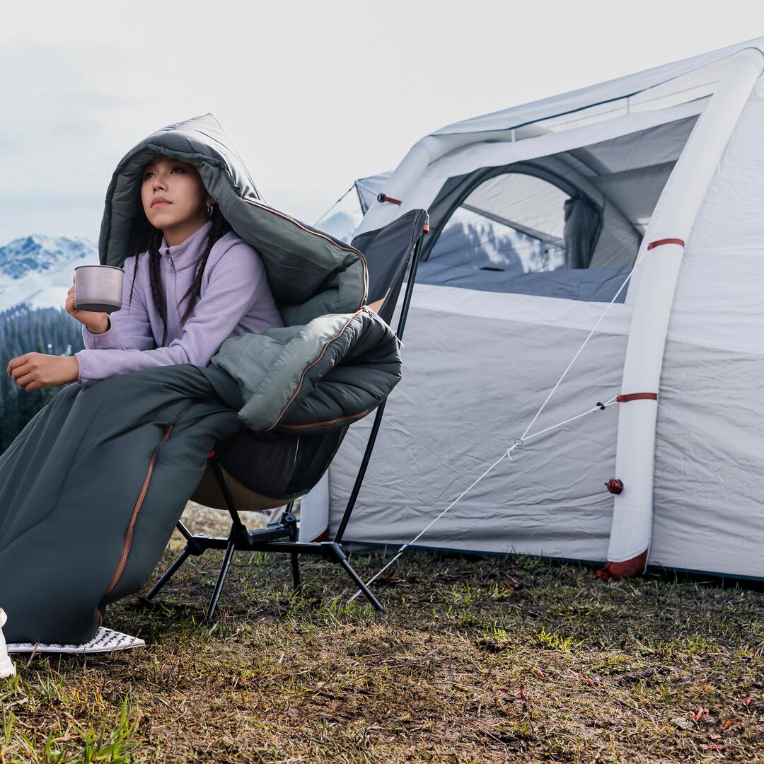 QUECHUA (ケシュア) キャンプ インフレータブルテント fresh&black AIR SECONDS 4.1 4人用 1ルーム