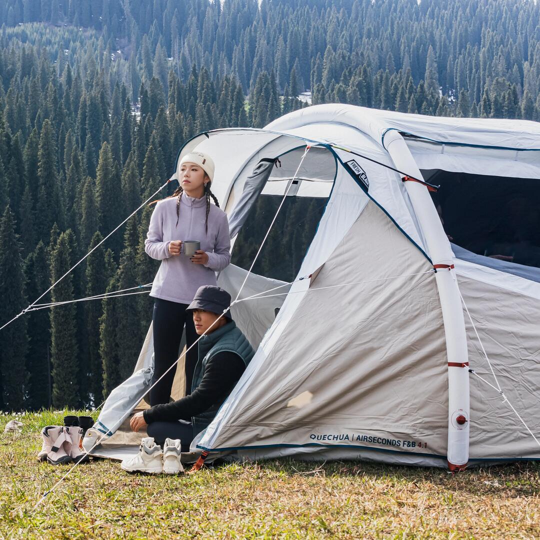 QUECHUA (ケシュア) キャンプ インフレータブルテント fresh&black AIR SECONDS 4.1 4人用 1ルーム