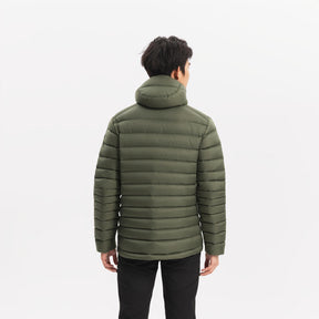 FORCLAZ（フォルクラ）登山・トレッキング フード付ダウンジャケット TREK 500 メンズ