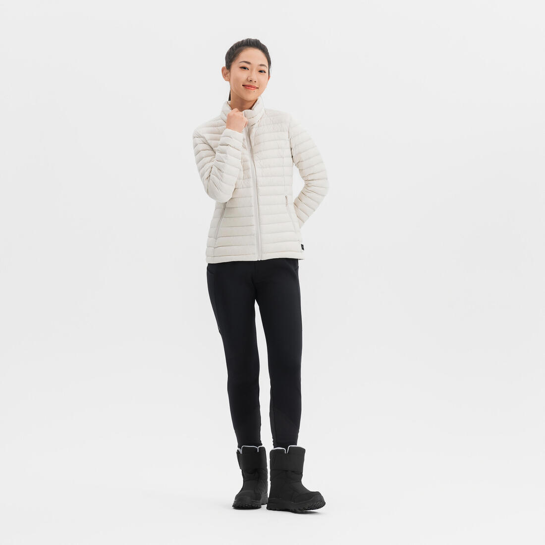FORCLAZ (フォルクラ) 登山・トレッキング ダウンジャケット TREK 100 撥水 - レディース