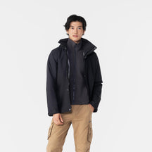 QUECHUA (ケシュア) メンズ3WAY トラベル トレッキング 防水ジャケット - TRAVEL 100 0°C - CN