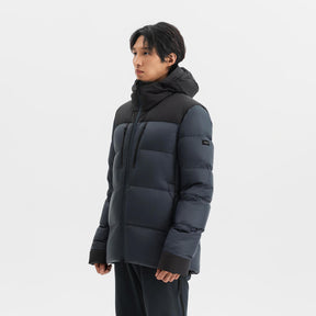 FORCLAZ (フォルクラ) 登山・トレッキング メンズ ダウンジャケット フード付き MT900