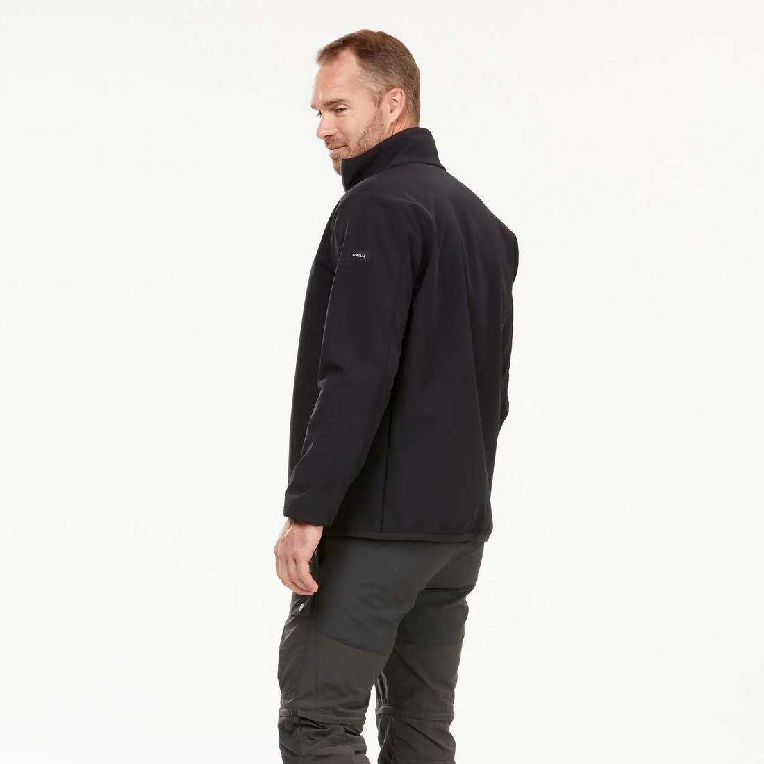 FORCLAZ (フォルクラ) 登山・トレッキング メンズ ウインドブレーカー ジャケット ソフトシェル ウォーム MT100 WINDWARM