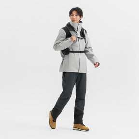 QUECHUA (ケシュア) メンズ3WAY トラベル トレッキング 防水ジャケット - TRAVEL 100 0°C - CN