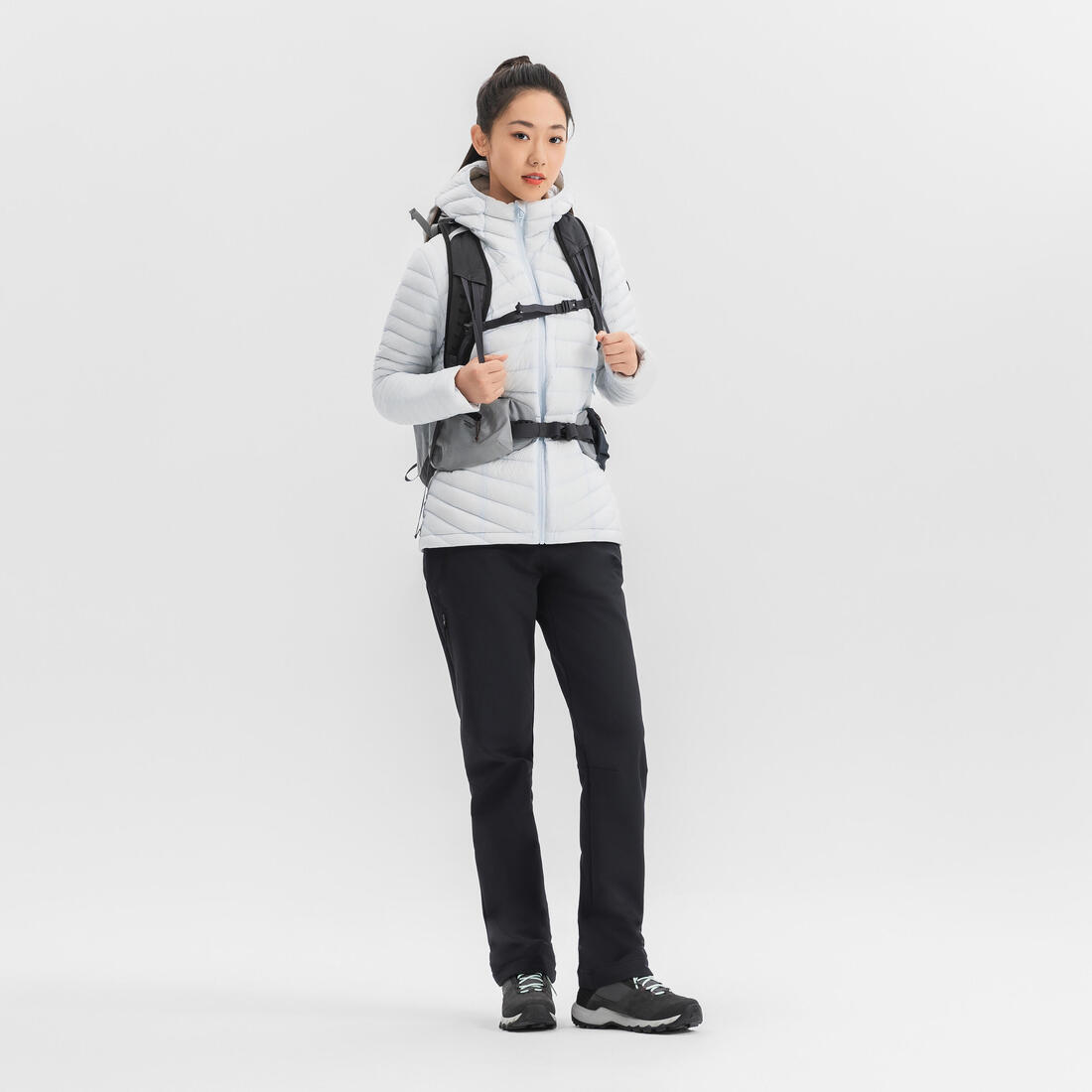 FORCLAZ（フォルクラ）登山・トレッキング ダウンパーカー CN22 TREK100 レディース
