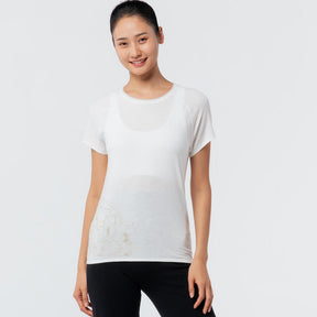 KIMJALY(キムジャリー) ヨガ オーガニックコットン Tシャツ レディース
