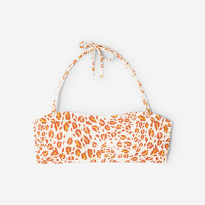 OLAIAN (オライアン) サーフィン レディース バンドゥ ビキニトップ レオパード柄 Laura Graou