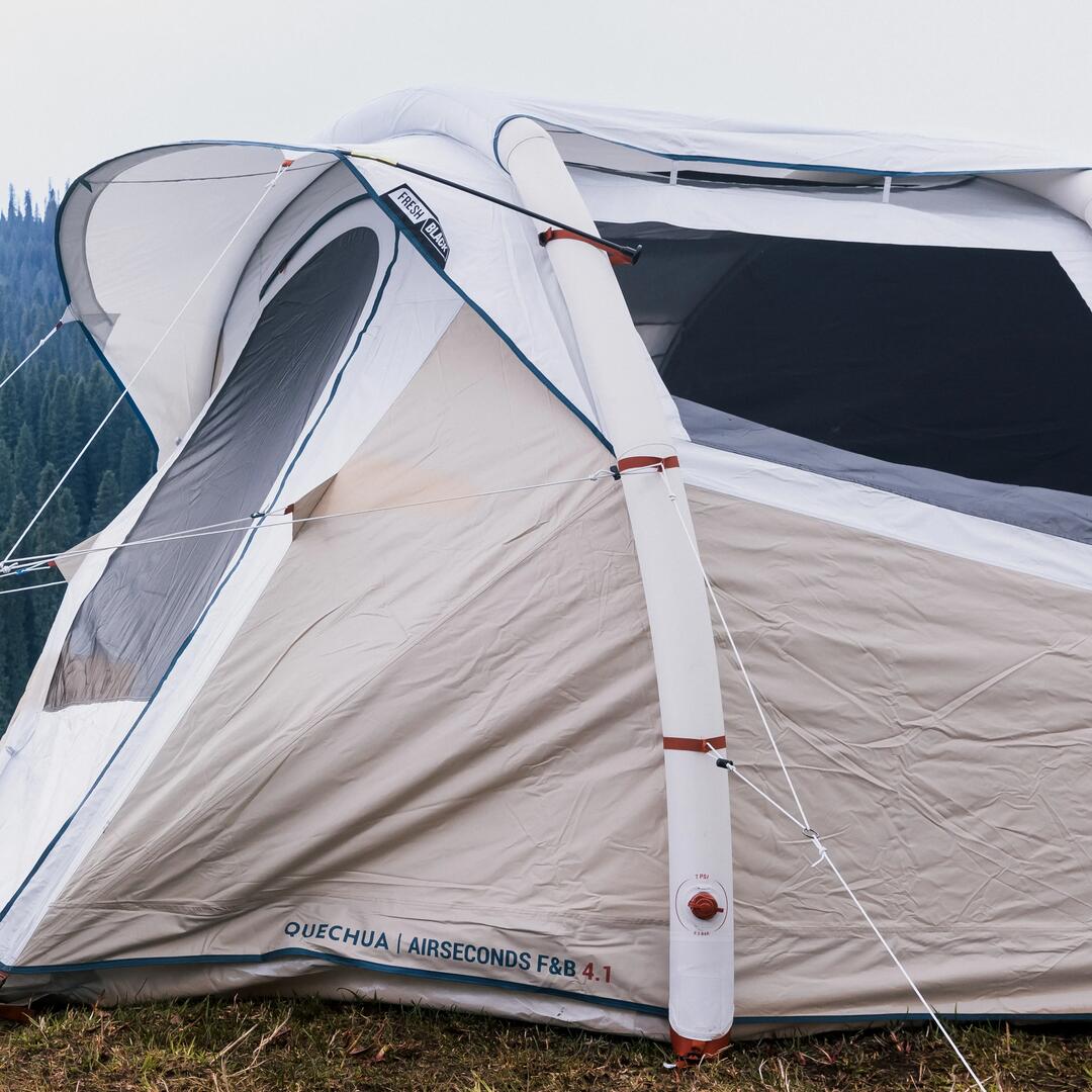 QUECHUA (ケシュア) キャンプ インフレータブルテント fresh&black AIR SECONDS 4.1 4人用 1ルーム