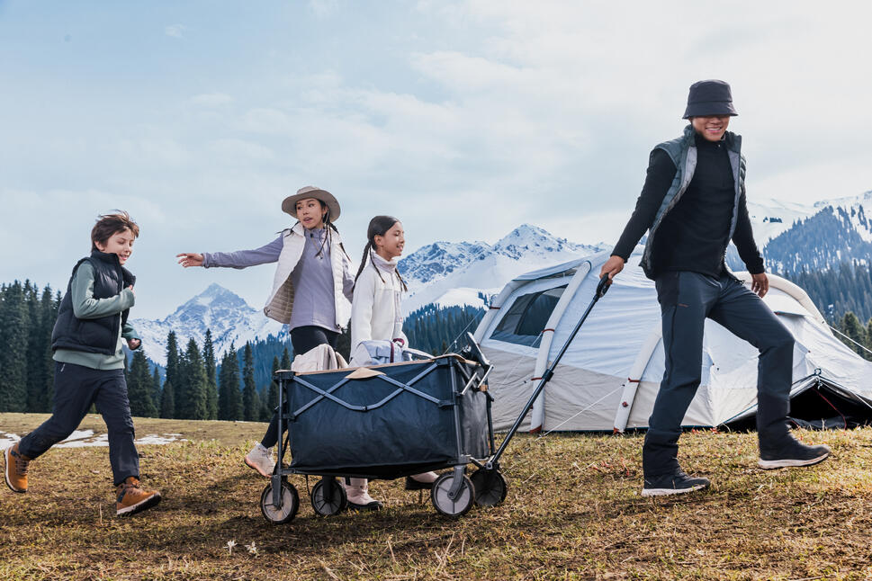 QUECHUA (ケシュア) キャンプ インフレータブルテント fresh&black AIR SECONDS 4.1 4人用 1ルーム