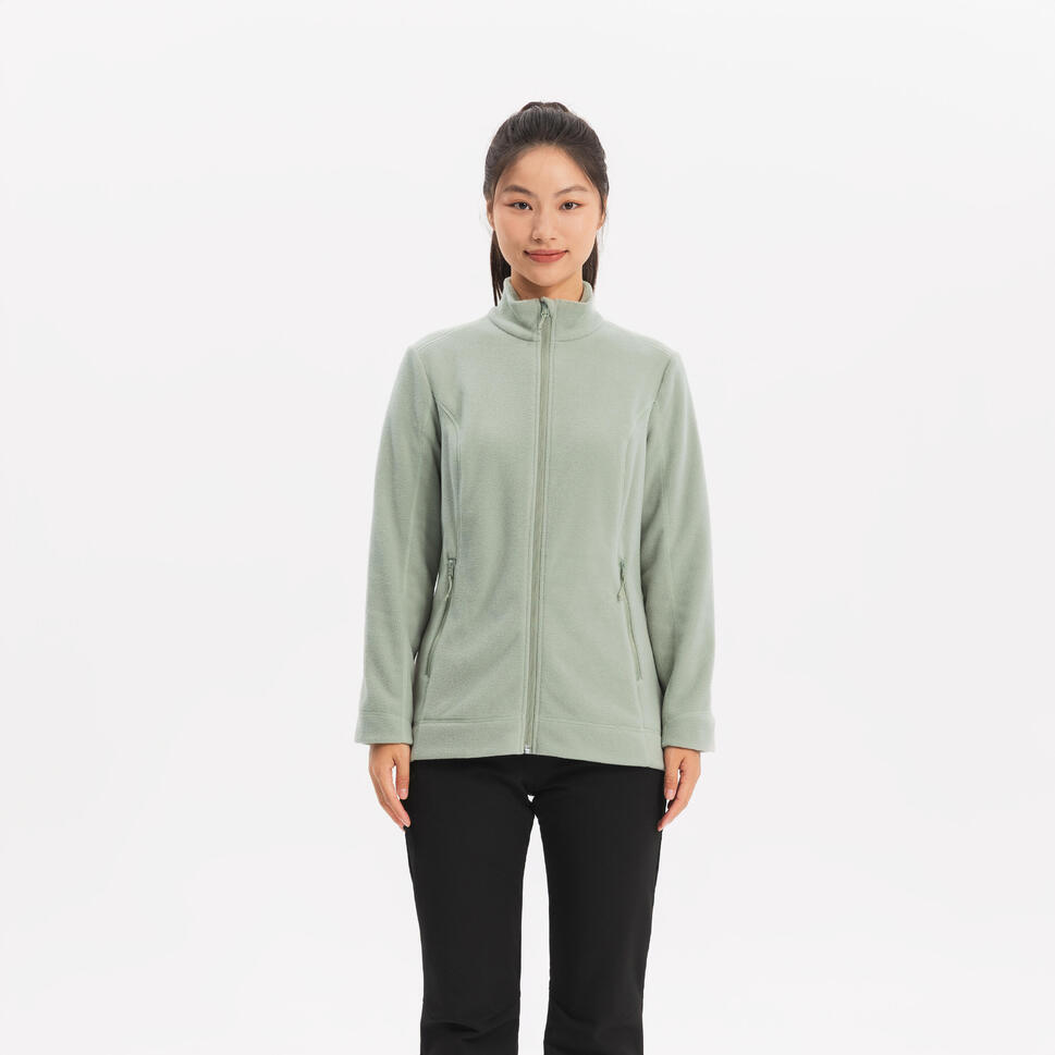 QUECHUA（ケシュア）登山・ハイキング フリース フルジップ MH 100 - レディース