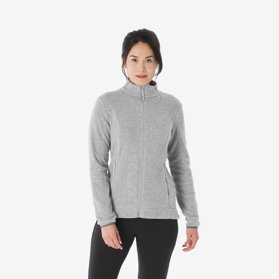 QUECHUA（ケシュア）登山・ハイキング フリース フルジップ MH 100 - レディース