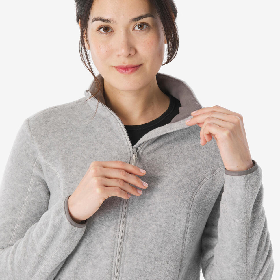 QUECHUA（ケシュア）登山・ハイキング フリース フルジップ MH 100 - レディース