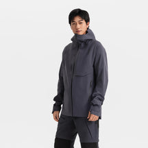 QUECHUA (ケシュア) メンズ防水ハイキングジャケット MH900 グレー