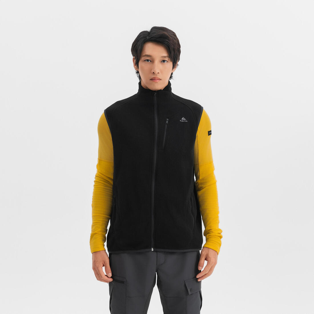 QUECHUA (ケシュア) 登山・ハイキング メンズ フリース ベスト MH100