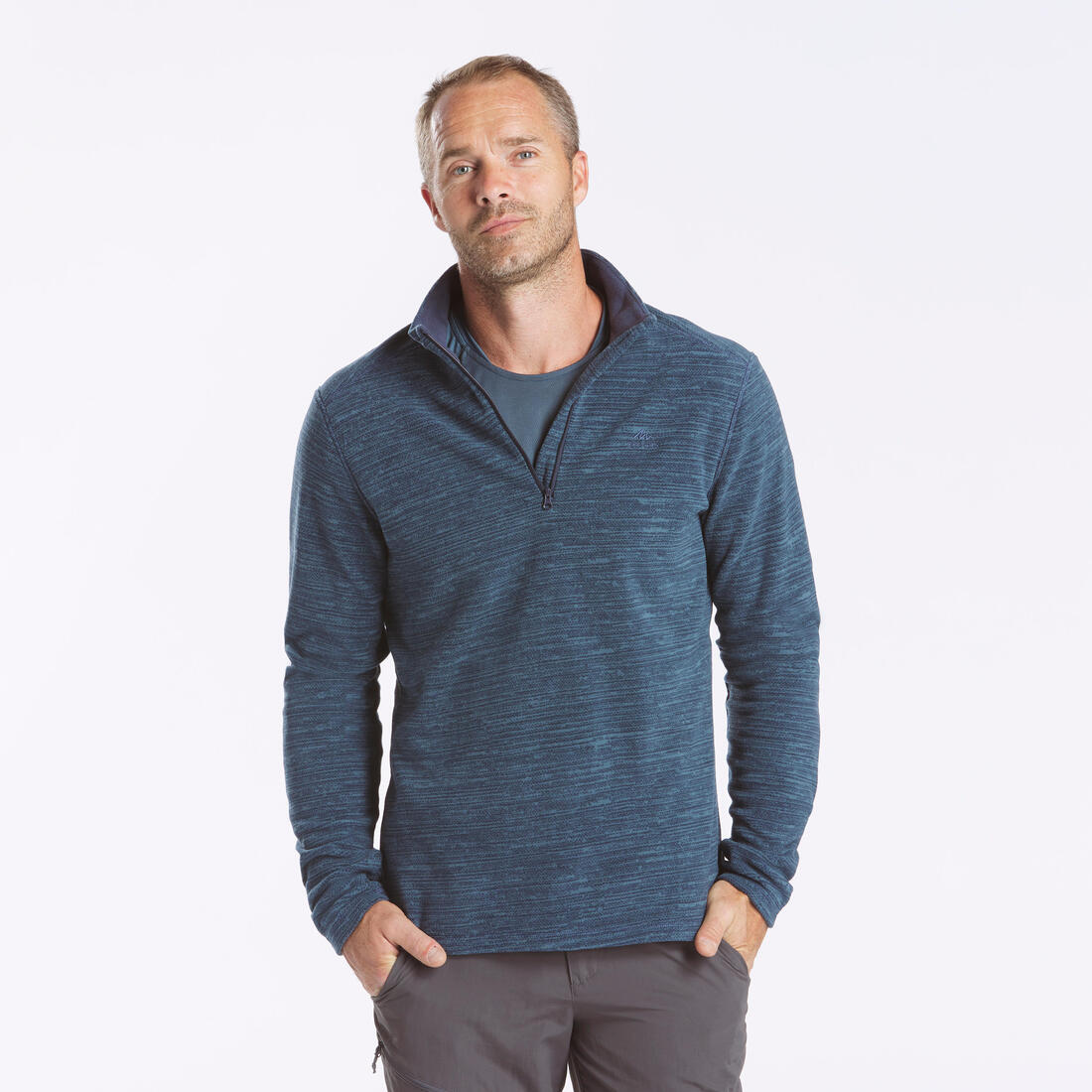 QUECHUA（ケシュア）登山・ハイキング ハーフジップ フリース MH 100 - メンズ