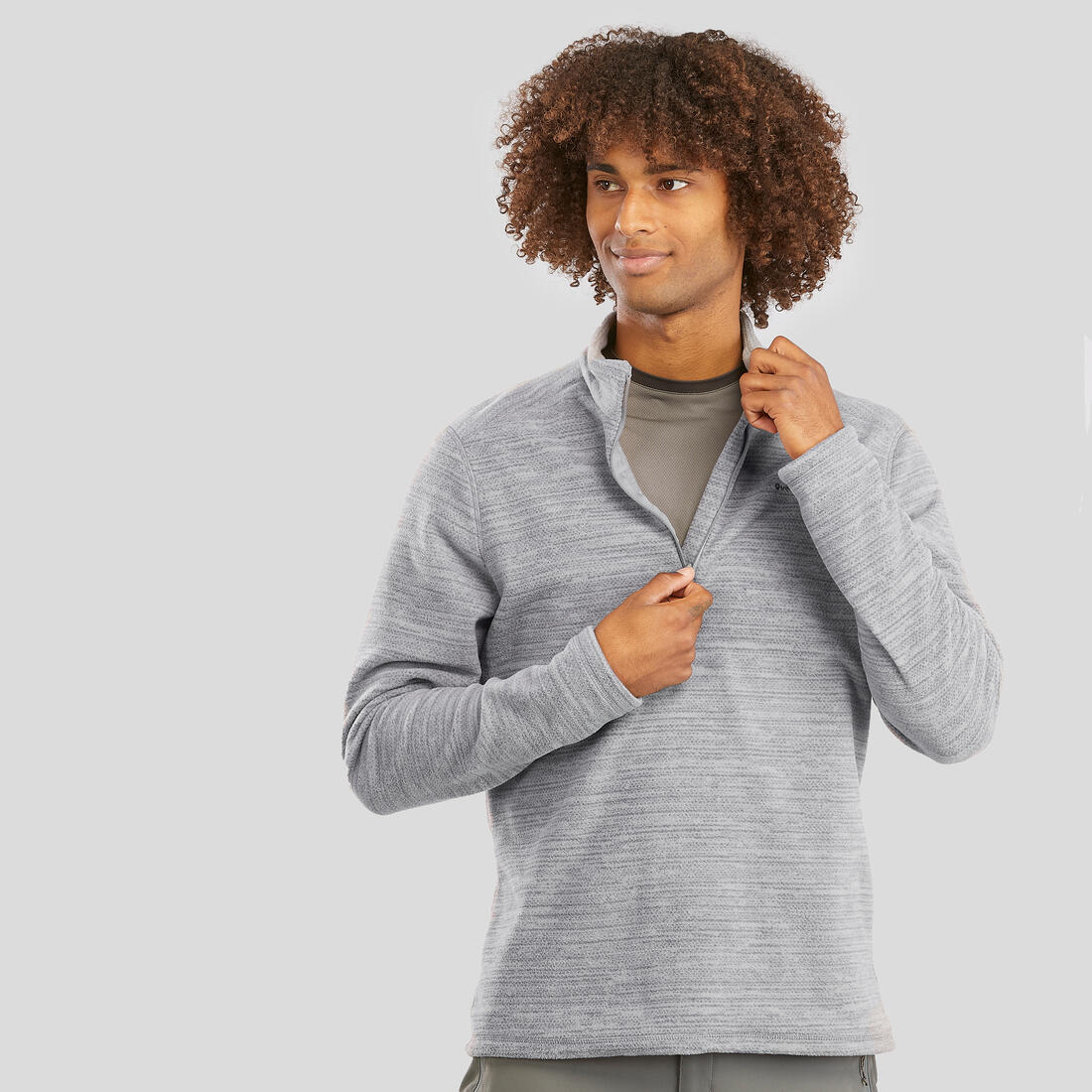 QUECHUA（ケシュア）登山・ハイキング ハーフジップ フリース MH 100 - メンズ