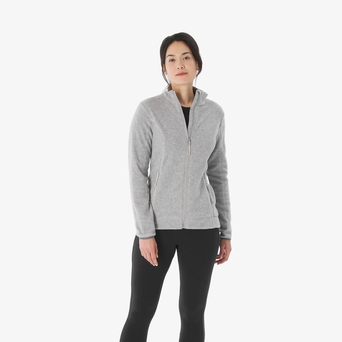 QUECHUA（ケシュア）登山・ハイキング フリース フルジップ MH 100 - レディース