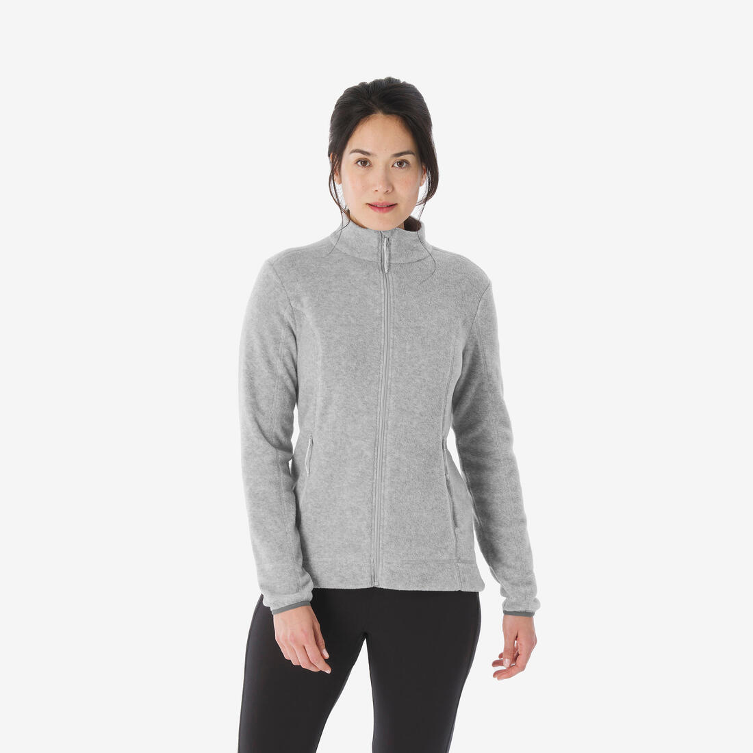 QUECHUA（ケシュア）登山・ハイキング フリース フルジップ MH 100 - レディース
