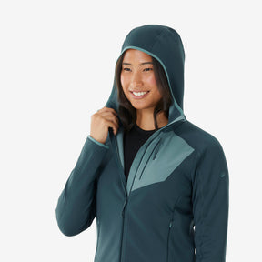 QUECHUA (ケシュア) 登山 ハイキング レディース フリース フルファスナー MH500