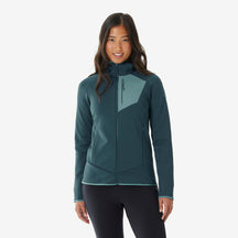 QUECHUA (ケシュア) 登山 ハイキング レディース フリース フルファスナー MH500