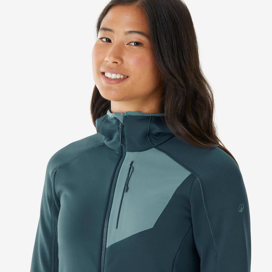 QUECHUA (ケシュア) 登山 ハイキング レディース フリース フルファスナー MH500