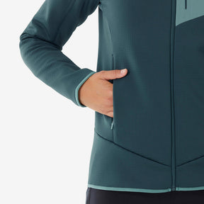 QUECHUA (ケシュア) 登山 ハイキング レディース フリース フルファスナー MH500