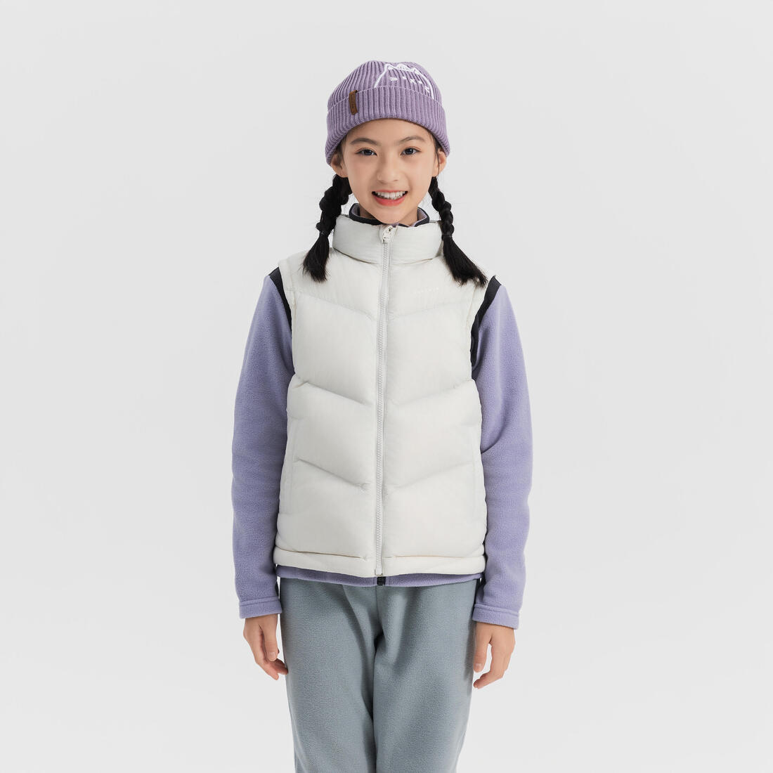 QUECHUA (ケシュア) キャンプ・ハイキング ボーイズ ダウンベストMH550