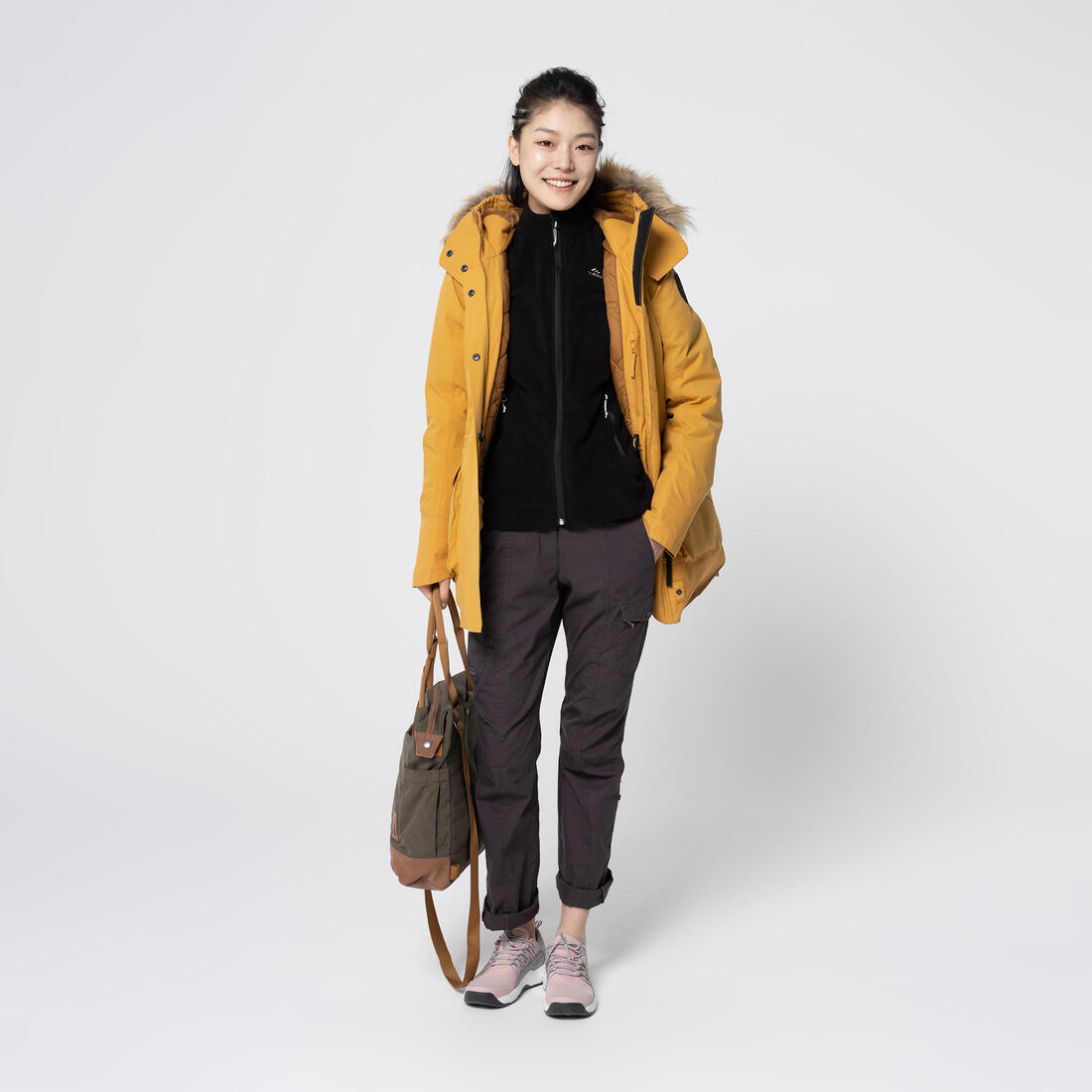 QUECHUA (ケシュア) 登山・スノーハイキング レディース パーカー 防水 SH900 -20℃