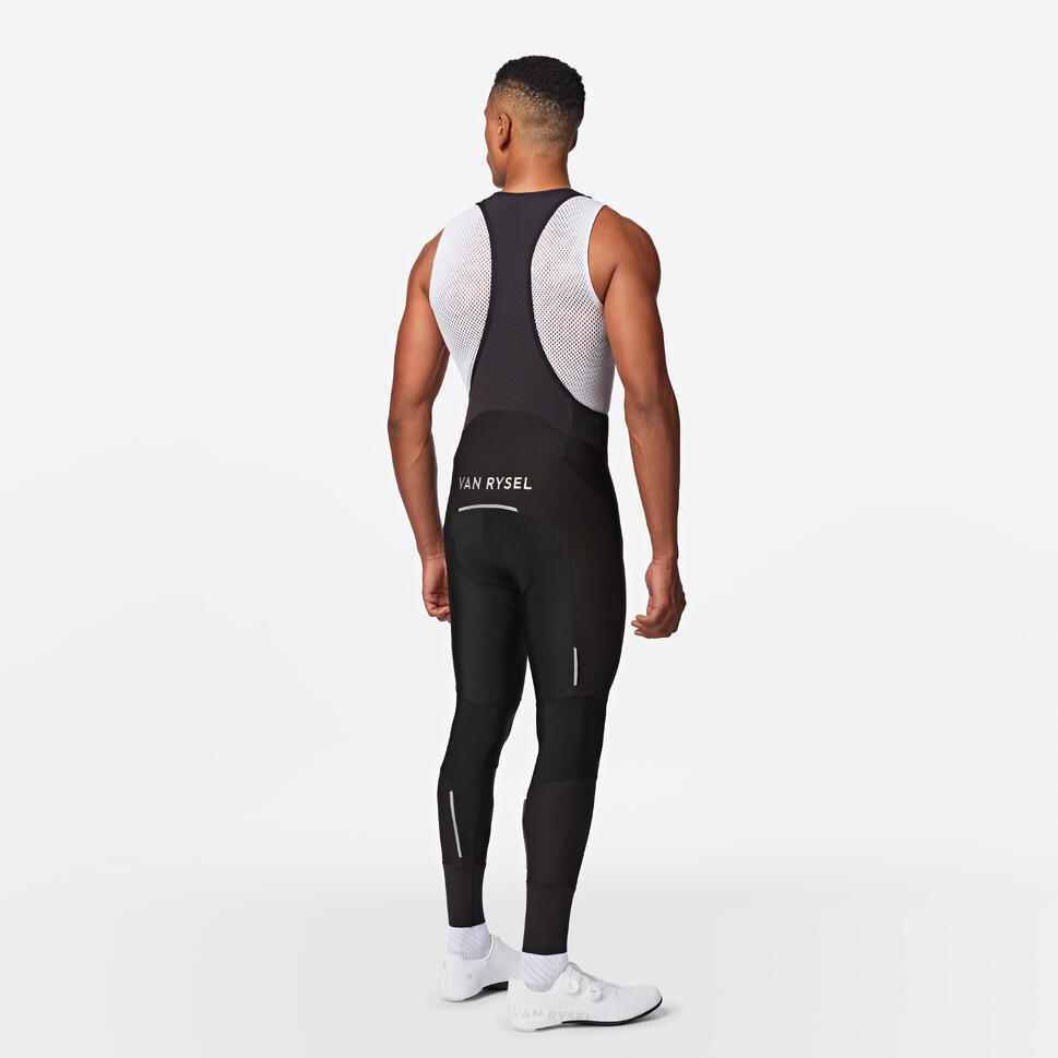 VAN RYSEL (ヴァンリーゼル) ロードバイク メンズ 冬用撥水ビブタイツ、RCR Extreme