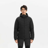 FORCLAZ（フォルクラ）登山・トレッキング フード付き ダウンジャケット TREK 100 メンズ